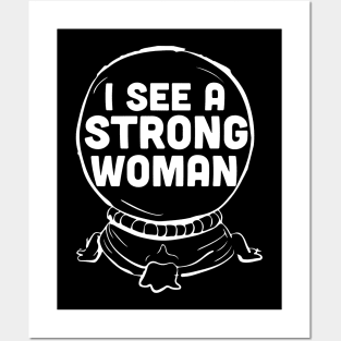 Crystal Ball Strong Woman Posters and Art